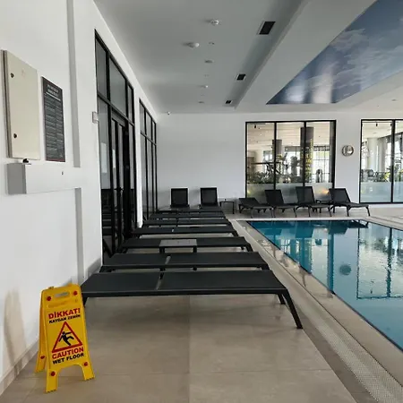 Courtyard Long Beach, северный кипр, бассейн, терраса, 500м от моря Apartamento Iskele District (Northern Cyprus)