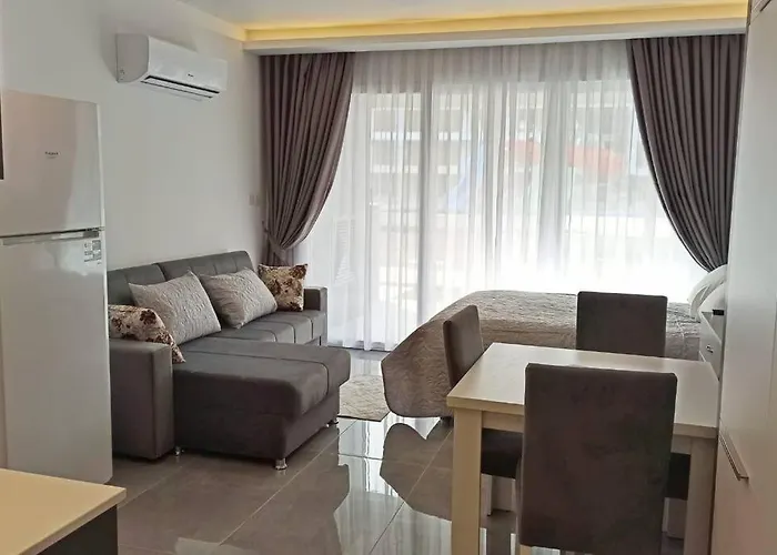 公寓 Courtyard Long Beach, северный кипр, бассейн, терраса, 500м от моря *